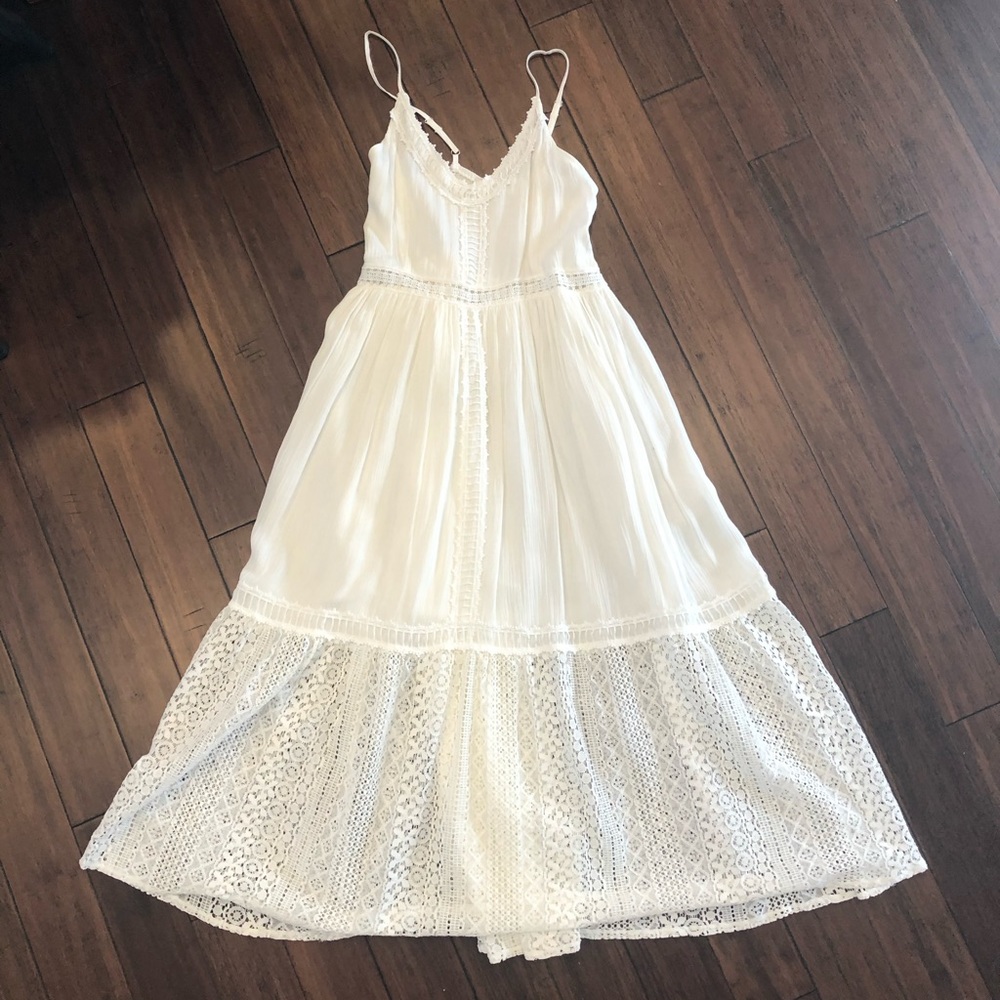Impressions White Maxi Dress M